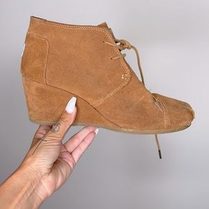 TOMS Beige Wedge